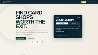 Screenshot of cardshoptrail.com