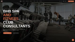 Screenshot of bhbfitness.com