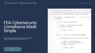 Thumbnail of concordcybersecurity.com