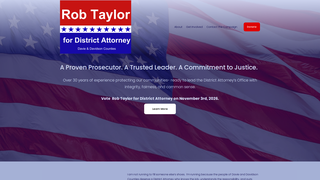 Thumbnail of robtaylorfordistrictattorney.com
