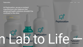 Thumbnail of peptovation.com