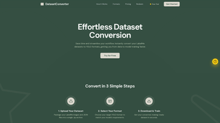 Thumbnail of datasetconverter.com