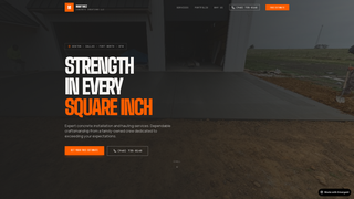 Screenshot of martinezconcretecreationsllc.com