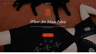Screenshot of hekateart.com