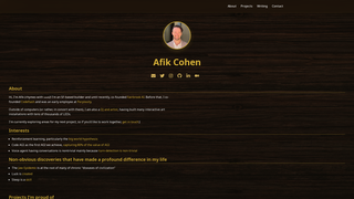 Thumbnail of afikcohen.com