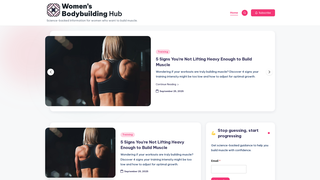 Thumbnail of womensbodybuildinghub.com