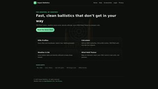 Thumbnail of impactballisticsapp.com