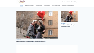 Thumbnail of lovemeshayari.com