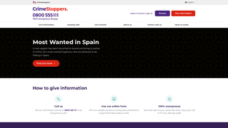Screenshot of crimestopprs.com
