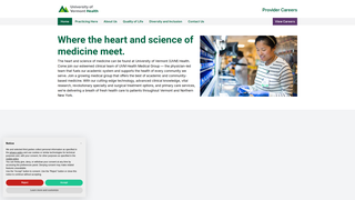 Thumbnail of uvmhealthprovidercareers.org