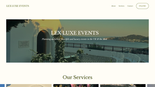 Thumbnail of lexluxeevents.com