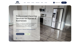 Screenshot of parthenonjanitorialltd.ca