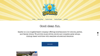 Thumbnail of sparksparties.com