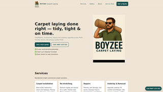 Thumbnail of boyzeecarpetlaying.com