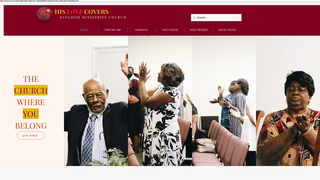 Screenshot of hislovecoverschurch.com