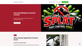 Screenshot of splatpestpros.com