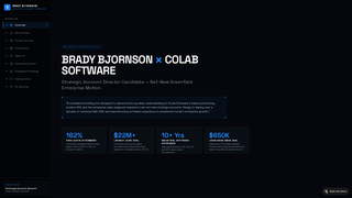 Screenshot of bradyatcolab.com
