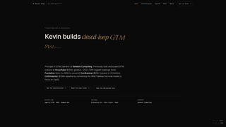 Screenshot of kevinjong.com
