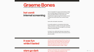 Thumbnail of graemebones.com