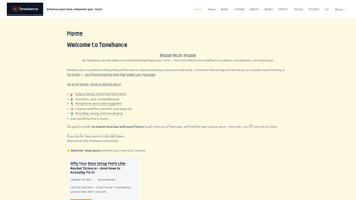 Thumbnail of tonehance.com