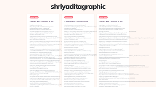 Thumbnail of shriyaditagraphic.com