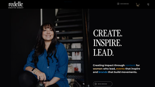 Screenshot of redellecreative.com