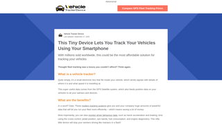 Thumbnail of vehicletrackerdevice.com