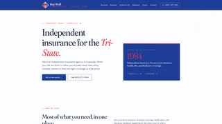 Screenshot of raywallinsurance.com
