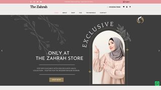 Thumbnail of thezahrah.com