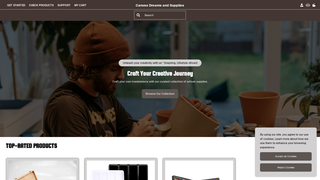 Thumbnail of canvasdreamsandsupplies.com