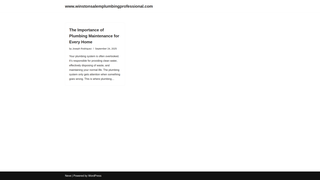 Thumbnail of winstonsalemplumbingprofessional.com