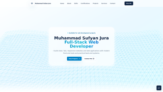 Screenshot of muhammadsufyanjura.tech
