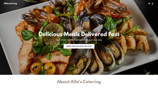 Thumbnail of allascatering.com