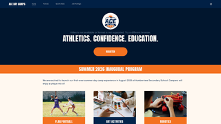 Screenshot of acedaycamps.ca