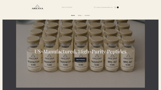 Thumbnail of arkanapeptides.com