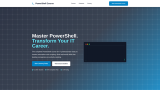 Thumbnail of powershellcourse.com
