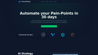 Thumbnail of tensorwings.com