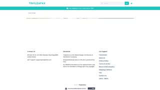 Thumbnail of tinyleafax.com