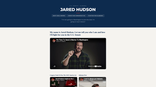 Screenshot of voteforhudson.com