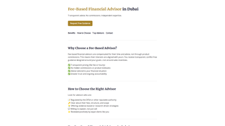 Thumbnail of feebasedadvisordubai.com