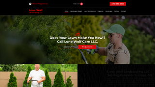 Thumbnail of lonewolflandscapingllc.com