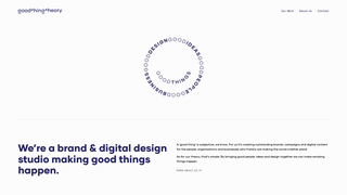 Screenshot of goodthingtheory.com