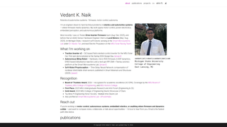 Screenshot of roboticvedant.com