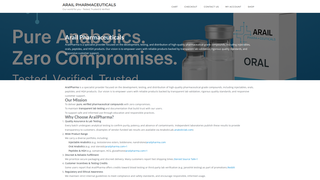 Thumbnail of arailpharma.net