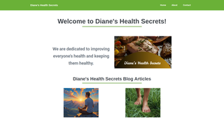 Thumbnail of dianeshealthsecrets.com