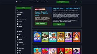 Thumbnail of vegasherocanada.com