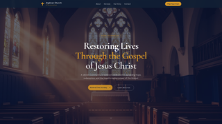 Screenshot of anglicanchurchofrestoration.org