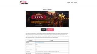 Thumbnail of madcasinoo.net