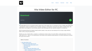 Thumbnail of vitavideoeditorpc.com