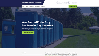 Thumbnail of gogreenportablerestrooms.com
